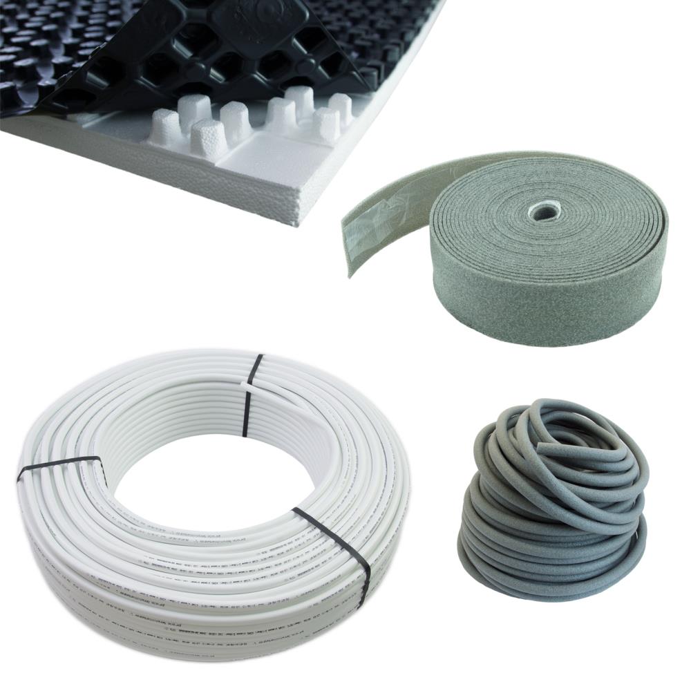 protec Noppensystem Fußbodenheizung MV-Rohr - Komplettpaket Set mit Noppenplatte protec Noppensystem Fußbodenheizung MV-Rohr - Komplettpaket Set mit Noppenplatte
