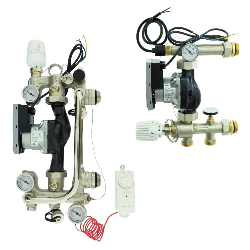 protec Festwertregelset für Fußbodenheizung / Verteiler (Regelstation / Mischer) protec Festwertregelset für Fußbodenheizung / Verteiler (Regelstation / Mischer)