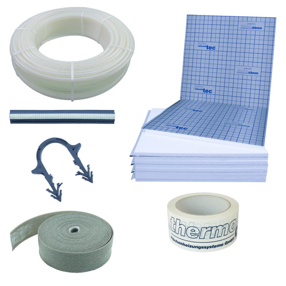 protec Faltplatten Tackersystem Fußbodenheizung - Komplettpaket Set Tackerplatte protec Faltplatten Tackersystem Fußbodenheizung - Komplettpaket Set Tackerplatte