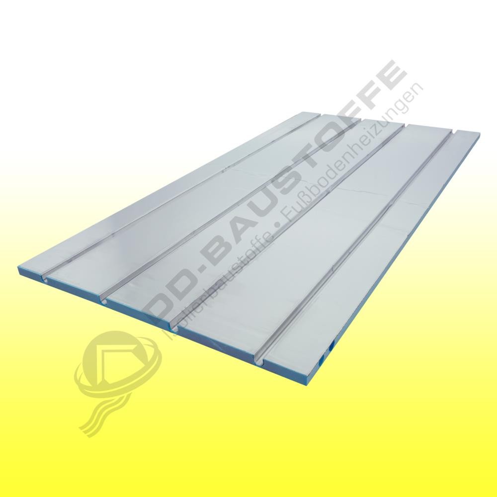 XPS 500 Fußbodenplatten: 40,32 qm, 19 mm (16 mm Rohr) XPS 500 Fußbodenplatten: 40,32 qm, 19 mm (16 mm Rohr)