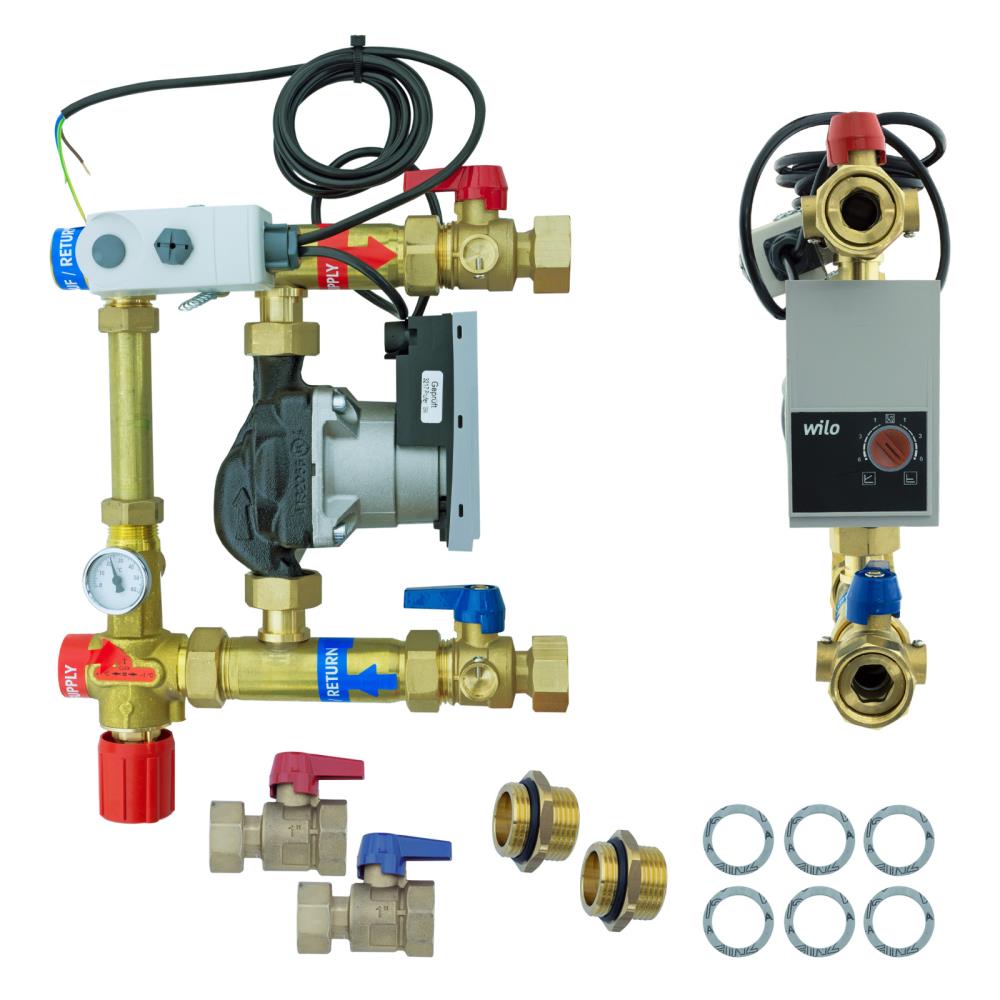 ratiodämm Regelstation für Fußbodenheizung / Verteiler (Festwertregelset / Mischer) ratiodämm Regelstation für Fußbodenheizung / Verteiler (Festwertregelset / Mischer)