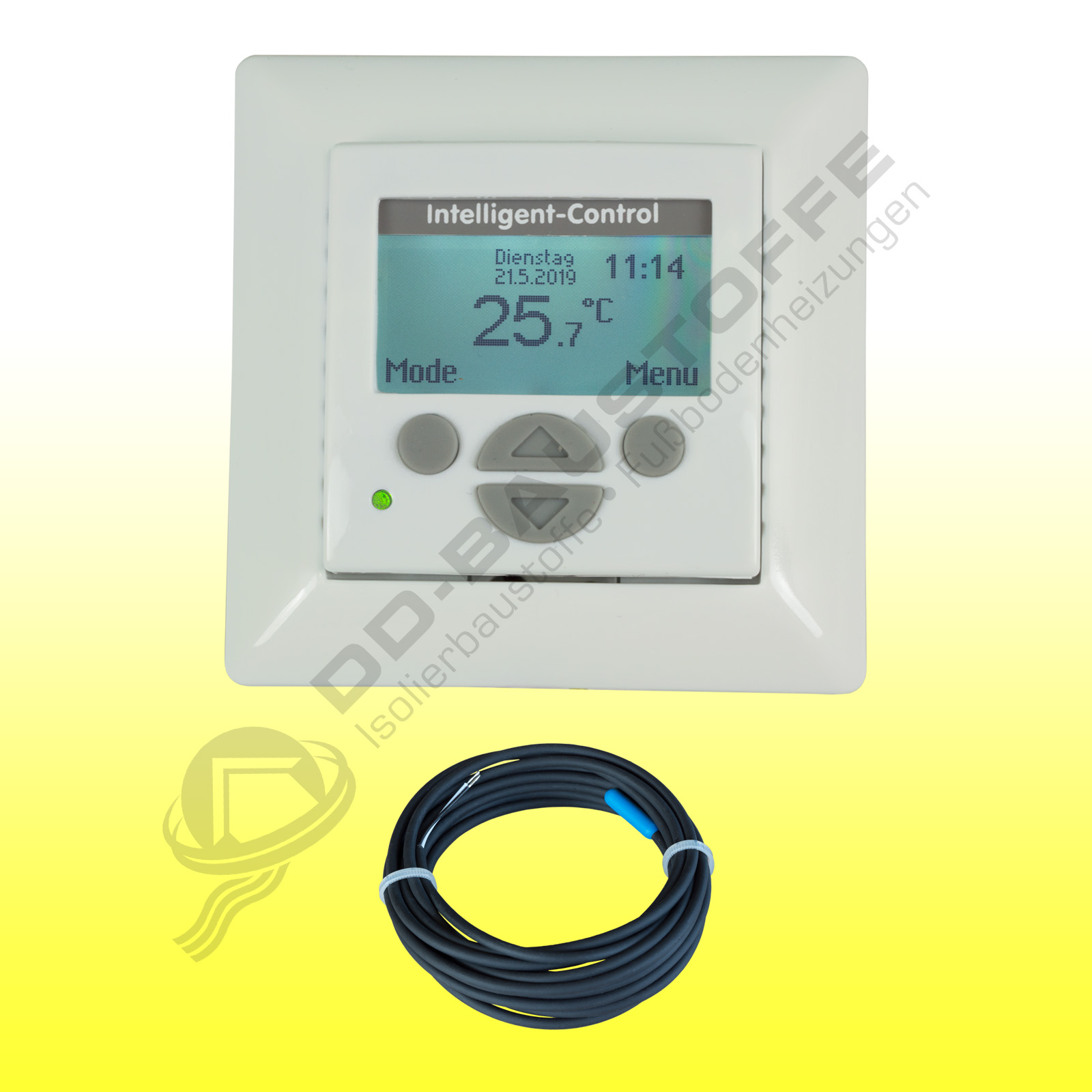 ZEWO Fußbodenheizung elektrisch 150-160 Watt/qm für Bad/Fliesen mit Thermostat